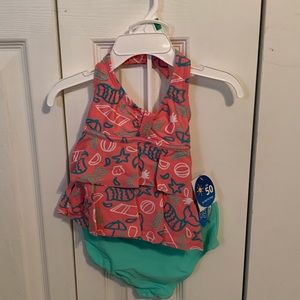 Girls toddler size 2T Tankini